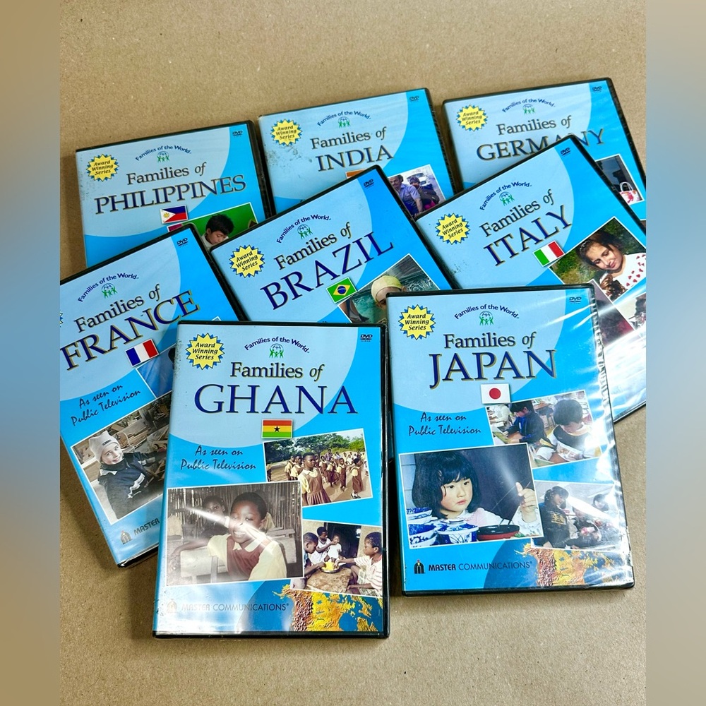 Families of the World DVD set of 8 NIP